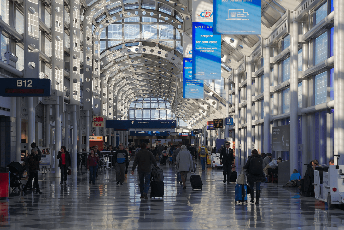 o hare international airport terminal 2 arrivals departures