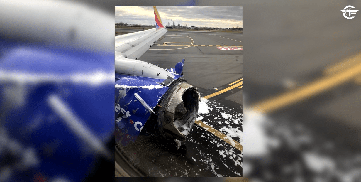 Terrifying Moments as Engine Explodes in Flight, TWICE | Same Engine ...