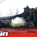 New drone footage reveals wreckage of world’s largest plane An-225 Mriya at Antonov airport