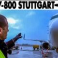 Boeing 737-800 Empty Flight from Stuttgart to Pristina ETF Airways | Cockpit Pilot Presentations