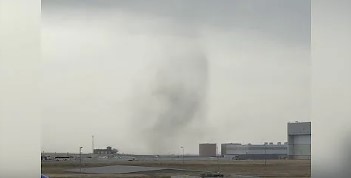 Watch: Gustnado Spotted At Denver Airport