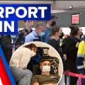 Qantas plane grounded by serious airline safety breach as airport delays continue | 9 News Australia