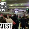 Sydney Airport's busiest day since the pandemic began triggers painful delays | 7NEWS