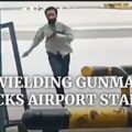 Axe-wielding gunman in Thailand swings at airport staff in a restricted area