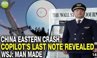 China Eastern Crash: Life Tragedy & Retaliatory Action of the Co-Pilot/Wall Street Journal's Report