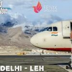 Never give up for landing at Leh Airport | Fenix A320 Air India | MSFS 2020 | VATSIM