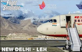 Never give up for landing at Leh Airport | Fenix A320 Air India | MSFS 2020 | VATSIM