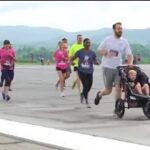 Hundreds run in 5K at Roanoke-Blacksburg Regional Airport
