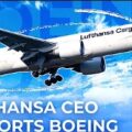 Lufthansa CEO Voices His Support For Boeing