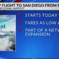 Non-stop flight to California now offered at SF Reginal Airport