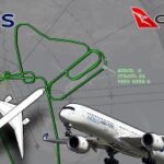 Qantas Airbus A350 makes HARBOR FLYOVER at Sydney | Project Sunrise