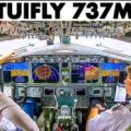 TUIfly Boeing 737MAX Cockpit | Takeoff Ostend Belgium