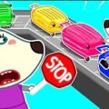 Wolfoo, Don't Play on Luggage Conveyor Belt at Airport - Kids Safety Tips | Wolfoo Official Channel