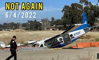 Another Skydiving Cessna 208B down in Oceanside, CA