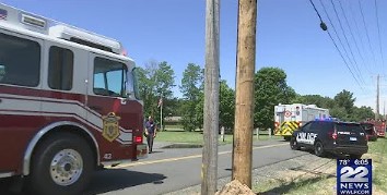 Chemical fire closes portion of Airport Road in Westfield