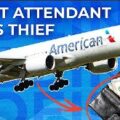 Sharp Eyed American Airlines Flight Attendant Foils Inflight Purse Thief