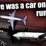 ATC ERROR almost led to tragedy. Boeing 737 takes off while a car is on the runway.REAL ATC