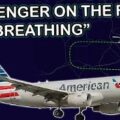 passenger on the floor, not breathing) and requested return