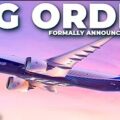 Boeing ANNOUNCES Big Order