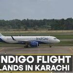 Indigo flight lands in Karachi due to a technical defect | World Latest English News | WION