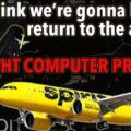SPIRIT Airbus A320 NEO suffers flight control computer problems. Emergency Landing. REAL ATC