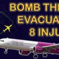 Bomb threat. MAYDAY. Evacuation after landing | Wizz Air Airbus A321neo | Budapest, Real ATC