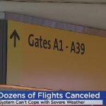 Airline delays strand passengers at Denver International Airport