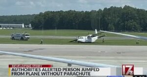 New details after man falls from plane before RDU emergency landing